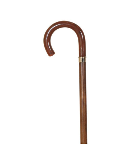 BENGALA DE PUNHO REDONDO EM FAIA 