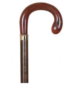 BENGALA DE PUNHO REDONDO EM FAIA 