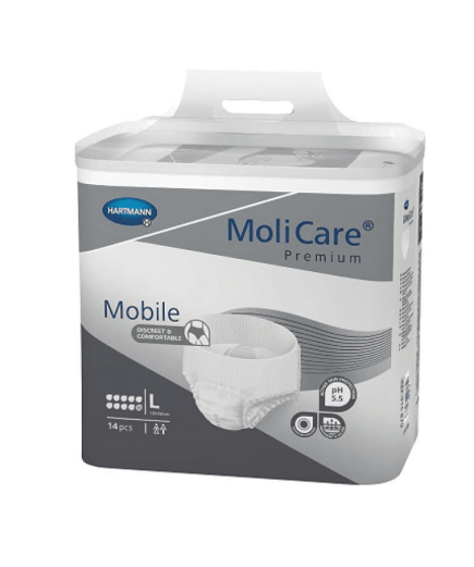 FRALDA CUECA MOLICARE® PREMIUM MOBILE - 10 GOTAS  