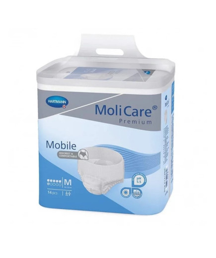 FRALDA CUECA MOLICARE® PREMIUM MOBILE - 6 GOTAS  