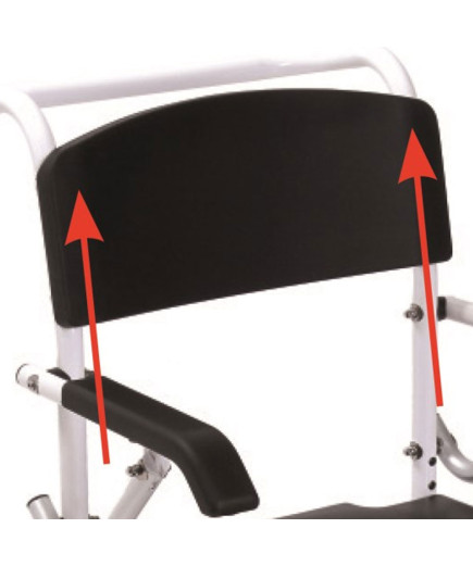 CADEIRA SANITÁRIA/ BANHO RODA 24" RS847