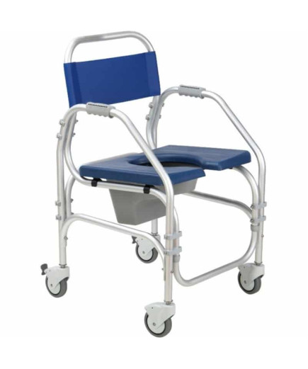 CADEIRA DE BANHO E SANITÁRIA PACIFIC COM RODAS